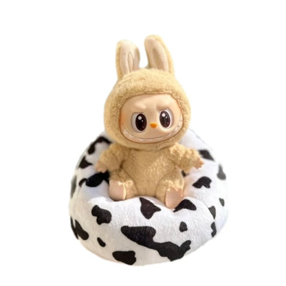 For Labubu Mini Sofa Bjd Doll Room Decoration Plush Doll Series Seat Decoration V2 Universal Children's Toys Birthday gift