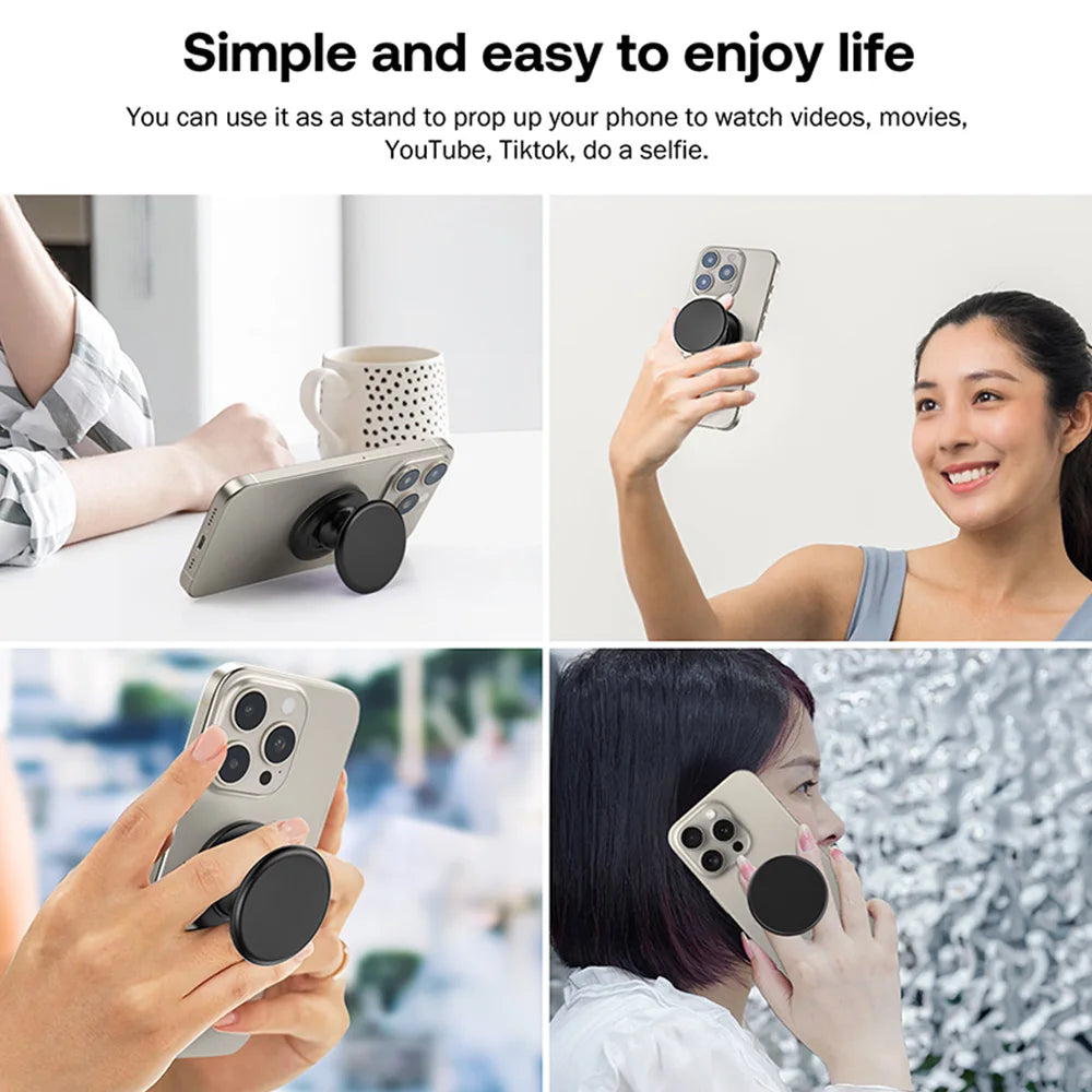 Grippopso Adhesive Phone Socket Holder Finger Grip Bracket Support Telephone for IPhone 15 Pro Max 14 13 Samsung Socket Stand