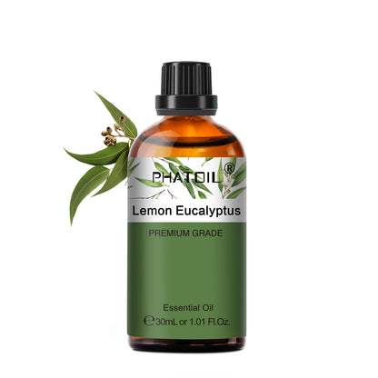 PHATOIL 30ml Lavender Lemon Eucalyptus Sandalwood Bergamot Aromatherapy Essential Oil For Diffuser,Candle Making,DIY Soap & Bomb