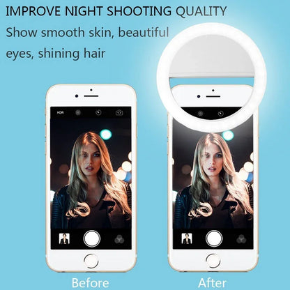 Live Broadcast Fill Light Phone Self Shot live Broadcast Light Whitening indoor Camera Small Portable For Tiktok Shooting Props