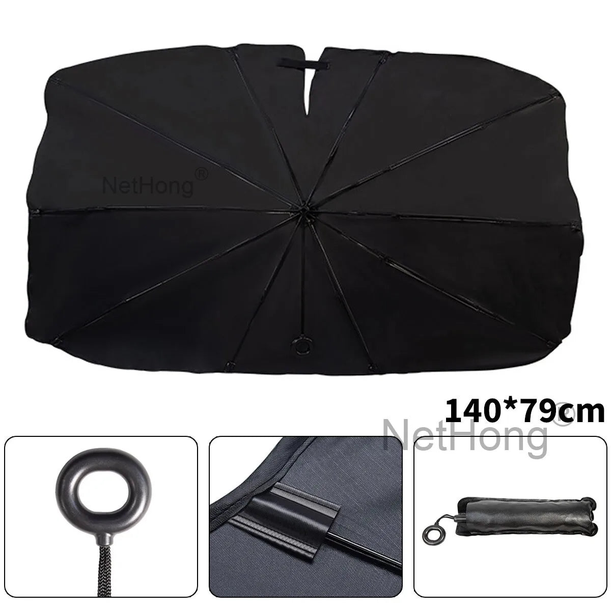 Car Umbrella Windscreen Sun Shade Sunshade UV Heat Reflective Visor Front Cover
