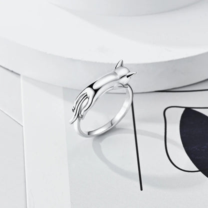 925 Sterling Silver Sparkling Zircon Ring - Classic Stackable Wedding Band for Women