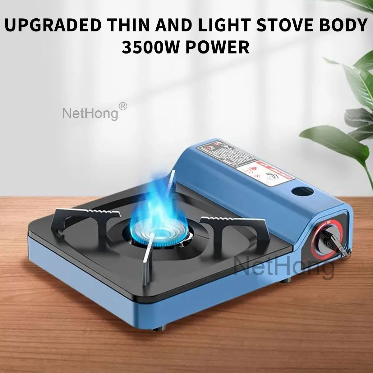 Portable Camping Gas Cooker Outdoor Single Burner Stove Butane BBQ Carry Bag UK