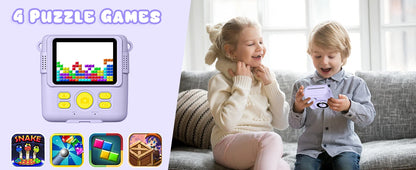 Gofunly Children's Instant Print Camera Thermal Printing Digital Camera 2.4" 1080P Camera Toy For 6-12 Years