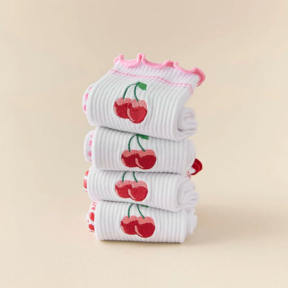 3 pairs, Cute 3 Pairs Pilates Socks with Grips Ruffle Yoga Sock Grip Socks for Women