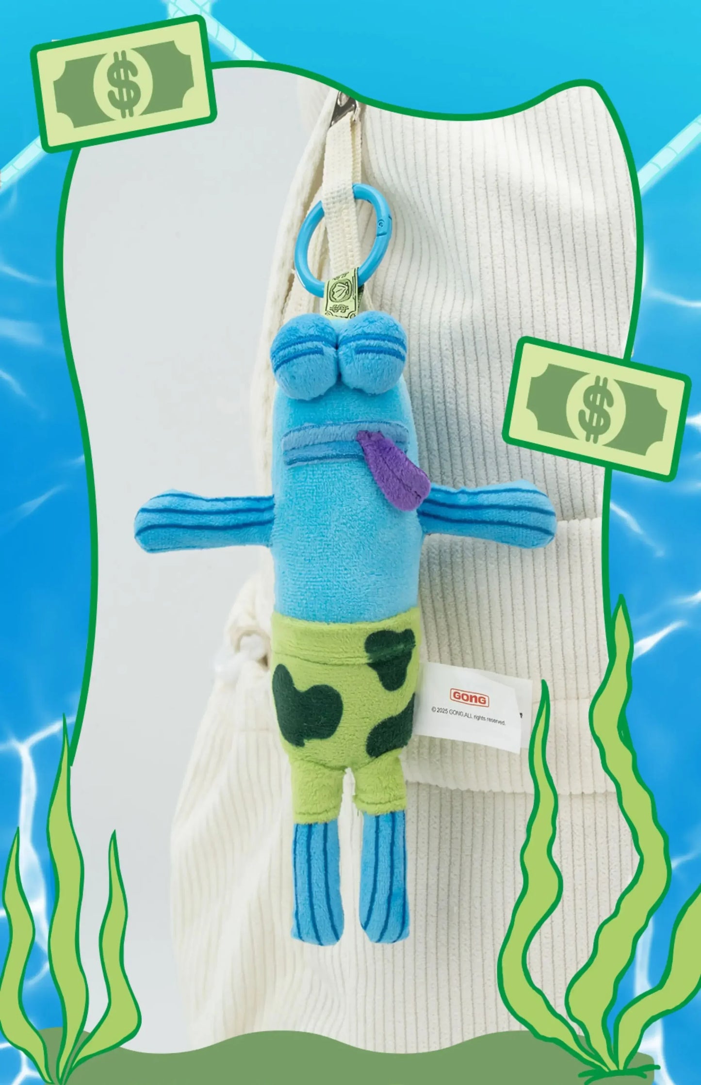 Genuine Bikini Botton Buddies Series Funny Plush Pendant Blind Box Trendy Doll Collection Cartoon Backpack Pendant Surprise Gift