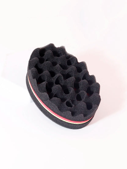 1pcs African curly hair care tool curly sponge, fashionable sponge brush, suitable for black people to perm curly hair