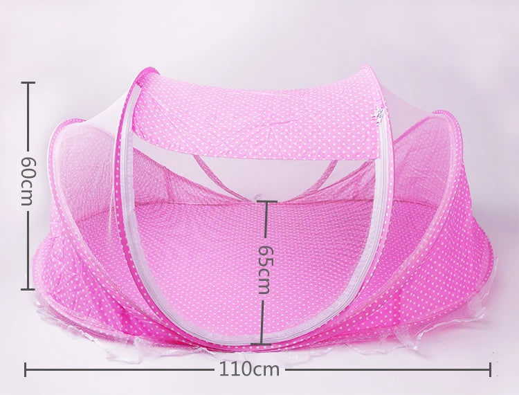 Baby Bed Mosquito Net Baby Bed Crib Folding Net Mosquito Net Mattress Pillow Suit Newborn Cradle Mesh Tent Net Baby Bedding