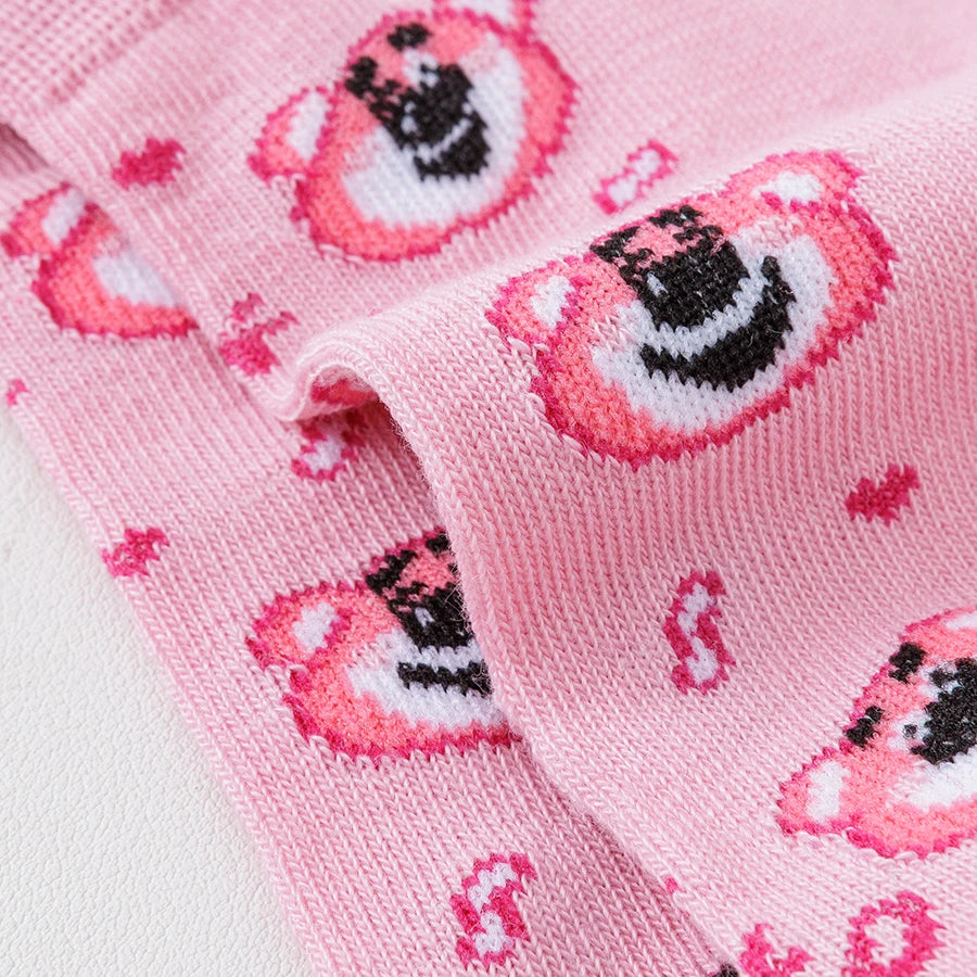 10Pairs miniso disney Cartoon Anime Socks Men Women Hip Hop Street Fashion Novelty Funny Casual short boat Socks Cute