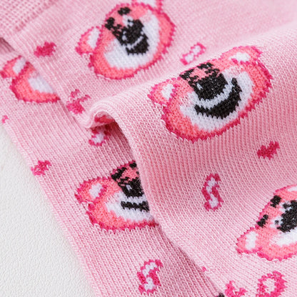 10Pairs miniso disney Cartoon Anime Socks Men Women Hip Hop Street Fashion Novelty Funny Casual short boat Socks Cute