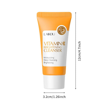 LAIKOU Japan Sakura Cleanser Gentle Deep Cleaning Oil Control Moisturizing Shrink Pores Face Skin Care Skin Cleanser 50g
