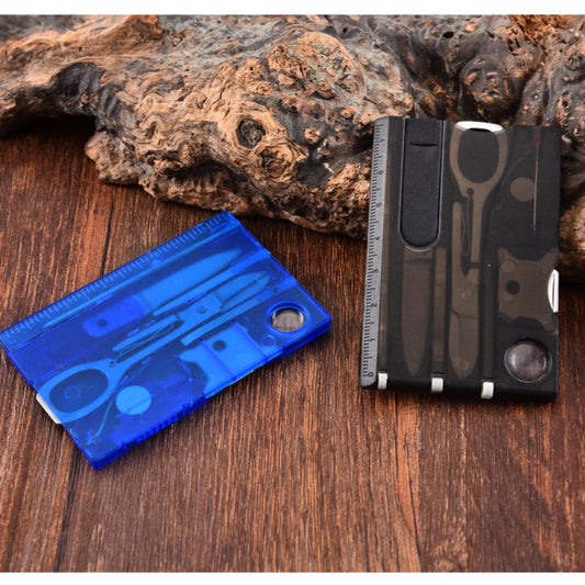 Camping Multifunctional Swiss Army Knife Card Combination Multi-purpose Survival Tool Beauty Suit Tool Card