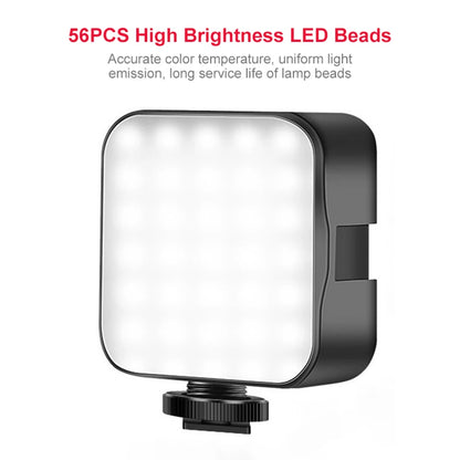 New Rechargeable 6500K LED Video Light Mini Camera Light Fill Lamp Portable Photography Lighting for Vlog Live Streaming DSLR