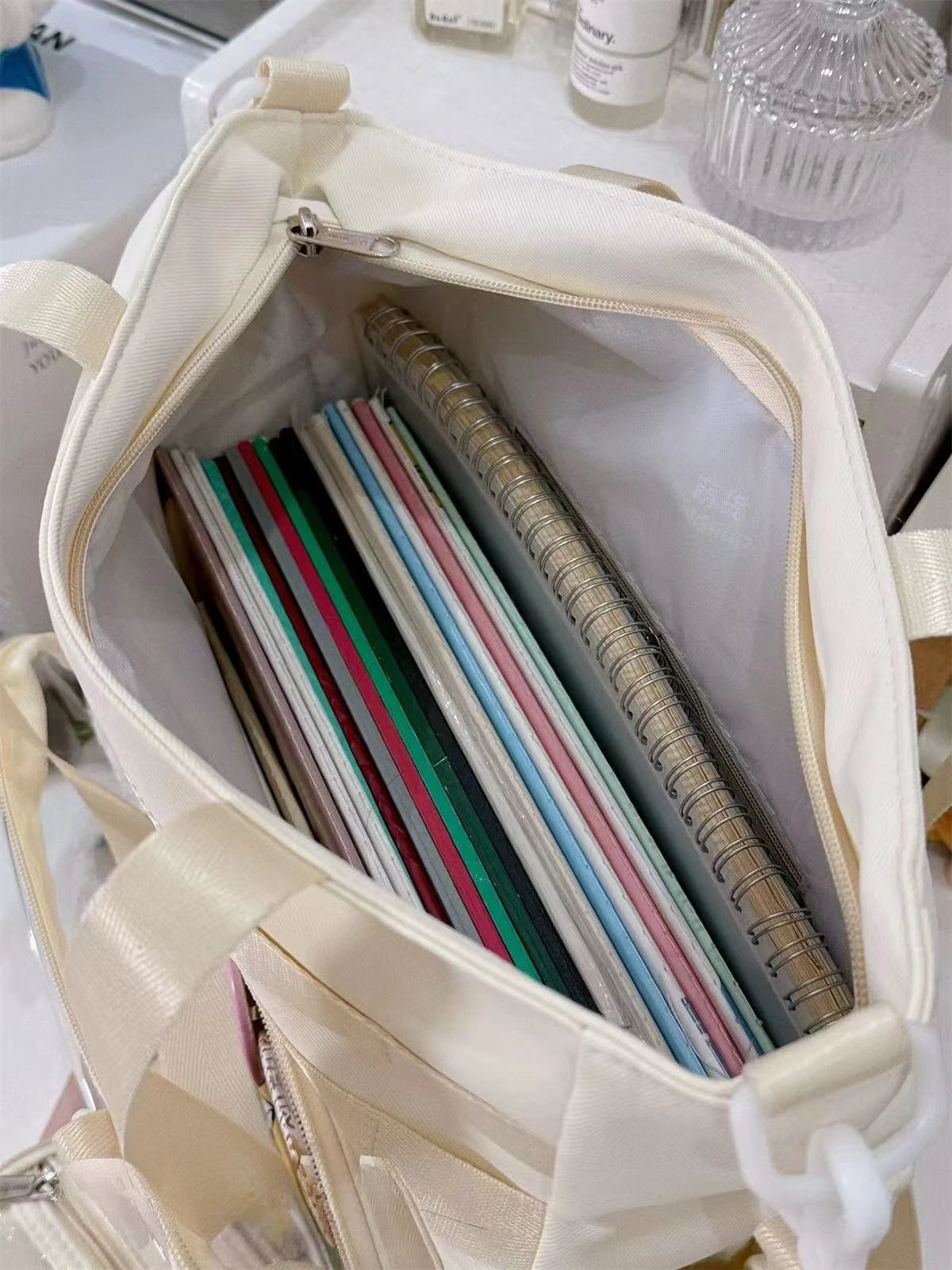 Japanese Transparent Ita Bag Handbag Women Anime Portable Large Capacity Girls Shoulder Tote Bag Nylon Crossbody Bags ItaBag