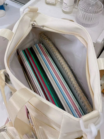 Japanese Transparent Ita Bag Handbag Women Anime Portable Large Capacity Girls Shoulder Tote Bag Nylon Crossbody Bags ItaBag