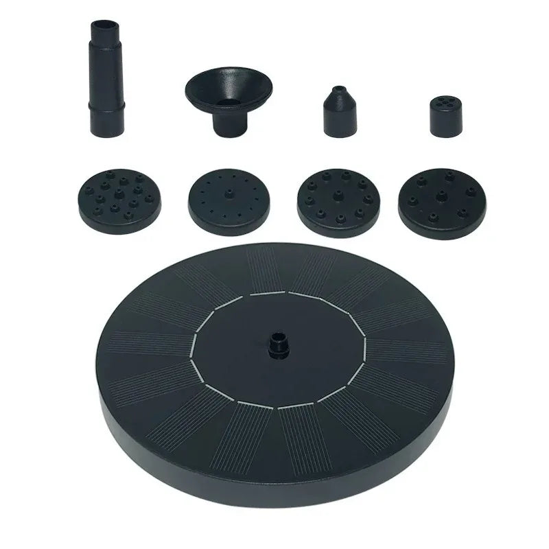 New Mini Solar Water Fountain Pool Pond Waterfall Fountain Garden Supplies Decoration Outdoor Solar Powered Fountain Bird Baths