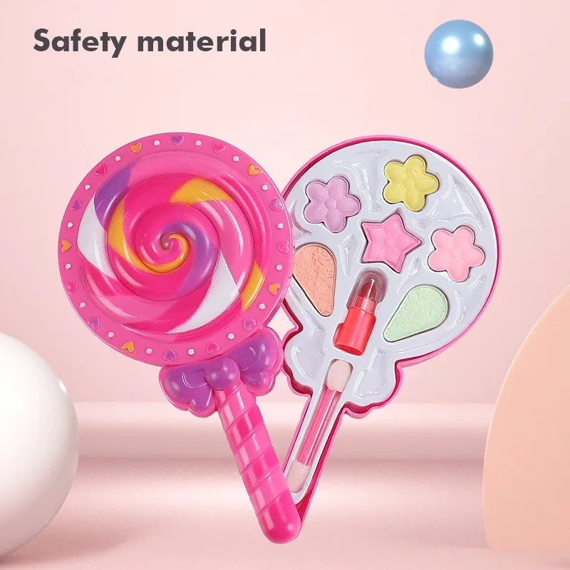 Girls Make Up Set Toys Beauty Makeup Tools Children Pretend Play Toys Safe Non Toxic Dressing Cosmetic Nail Polish Toys Gifts