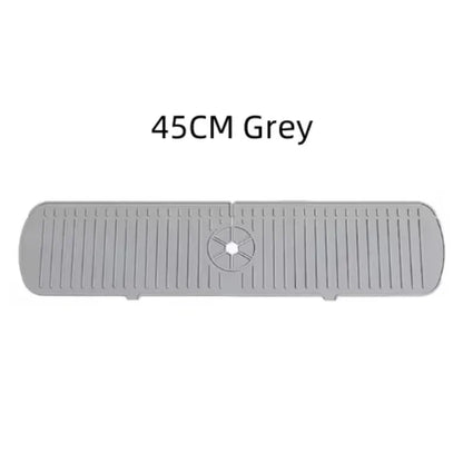 1pcs Silicone Faucet Water Catcher Mat Sink Splash Guard Anti Slip Spill Proof Drying Pad Kitchen Gadgets Home Sink Accessories
