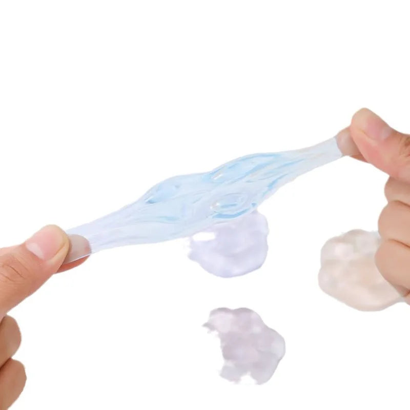 5-10PCS Kawaii Cat Paws Sticky Squeeze Toys Soft Realistic Jelly Glitter Cat Paws Transparent Squeeze Toys Kids Adult Gifts