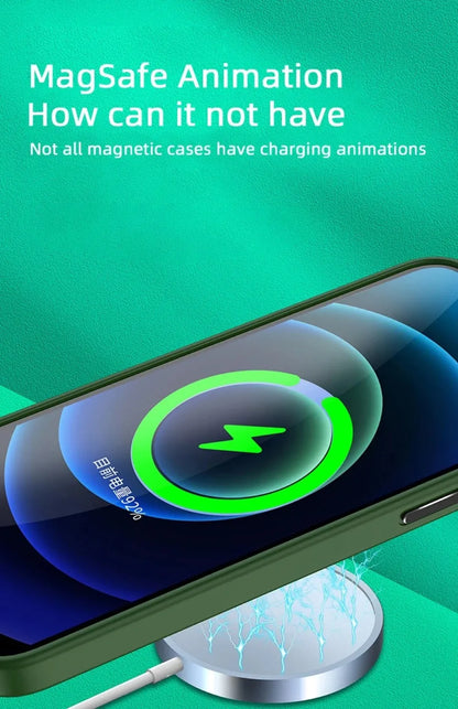 Translucent Frosted Matte Magnetic Phone Case For iPhone 17 16 15 14 Plus 13 12 Pro Max Case For Magsafe Wireless Charging Cover