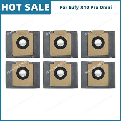 Compatible For Eufy X10 Pro Omni Replacement Parts Accessories Roller Side Brush Filter Mop Cloth Dust Bag