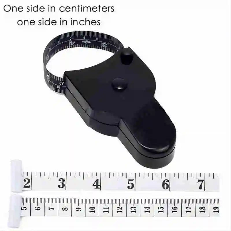 Portable Fitness Telescopic Health Tape Measure With Handle Torch Y-shaped Tape Measure Waist Circumference Tape Measure