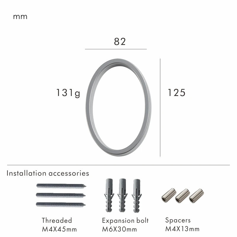 Nurlin 5 inchs 125mm Luxury Address Big House Numbers Modern Gold Black Silver Floating Signage Outdoor Digits Mailbox Sign