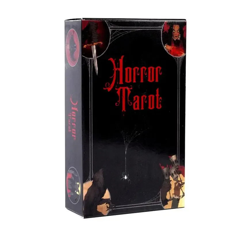 Horror Tarot Cards Wait 78 Tarots Board games Leisure Entertainment Family Gatherings Gothic Tarot Deck