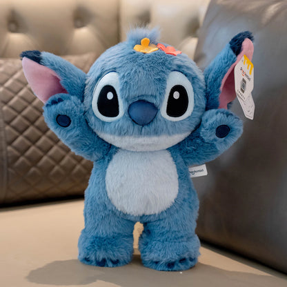 Genuine Disney Stitch 25-30CM Plush Toy Anime Lilo & Stitch Stuffed Toys Kawaii Cartoon Cute Pillow Doll Toys Kids Birthday Gift