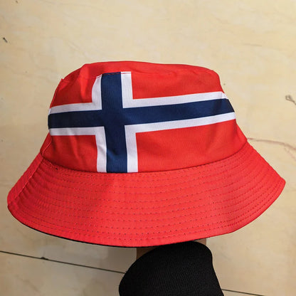 2026 Countries National Flag Bucket Hat Men Women Football Fan Party Football Cup Reversible Sun Hat Soccer Fans Fisherman Hat