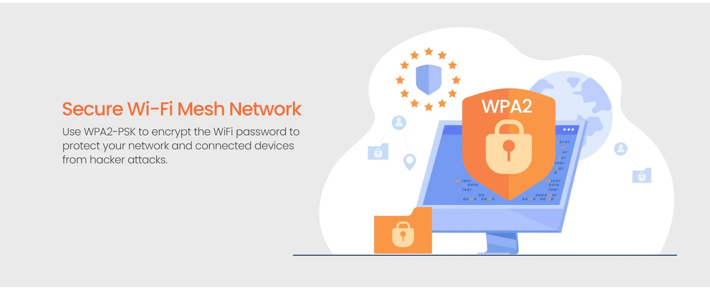 Tenda Nova Mesh WiFi System (MW3)-Up to 2000 sq.ft Whole Home Coverage Replaces Wi-Fi Router Extender Single Easy Step via APP