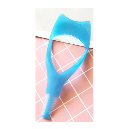 Eyelash Tool 3 in 1 Makeup Mascara Shield Guard Curler Applicator Comb Guide Card Makeup Tool Beauty Cosmetic Tool 3 Color Lashe