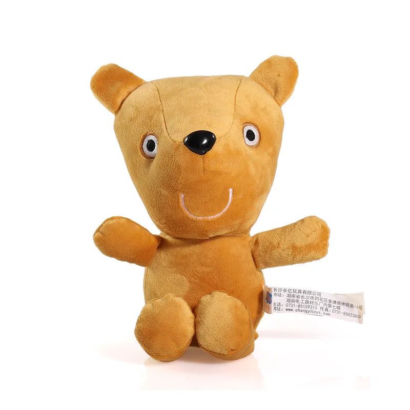 19cm 100% Genuine PEPPA PIG Stuffed Soft Doll Peppa George Zoe Suzy Rebecca Emily Danny Pedro bear Dinosaur Children Plush toy