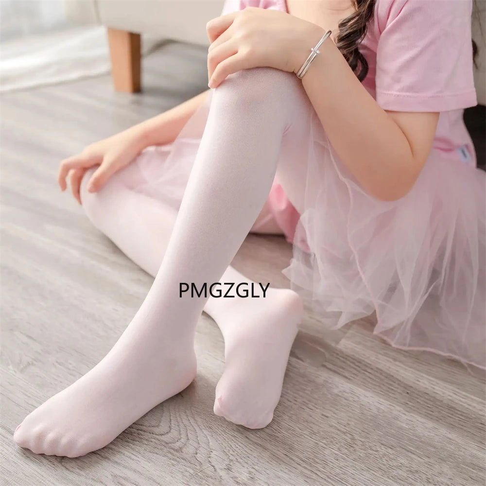 Premium Girls Ballet Dance Tights - Soft Footed Stockings for Dance, Halloween & School Uniform