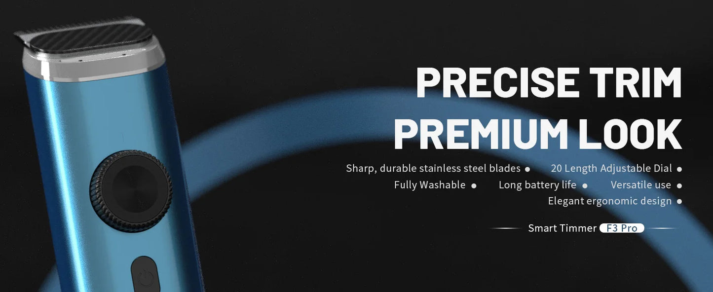 Sejoy Beard Trimmer for Men Cordless Nose Hair Trimmer Waterproof Hair Clippers and Trimmers Set Electric Razor