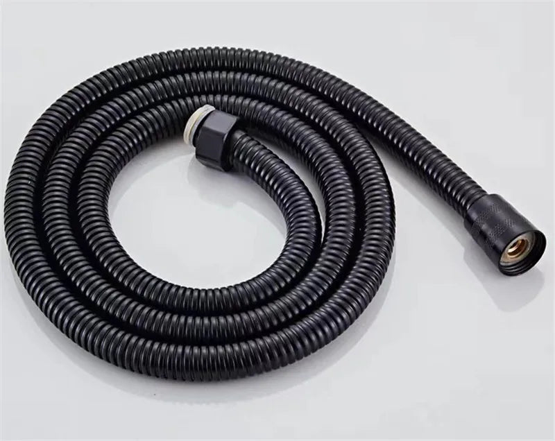 G1/2 " Flexible Brushed Gold Shower Hose 1.5m Antique Plumbing Hose Stainless Steel Gray Bathroom Water Head Shower head Pipe