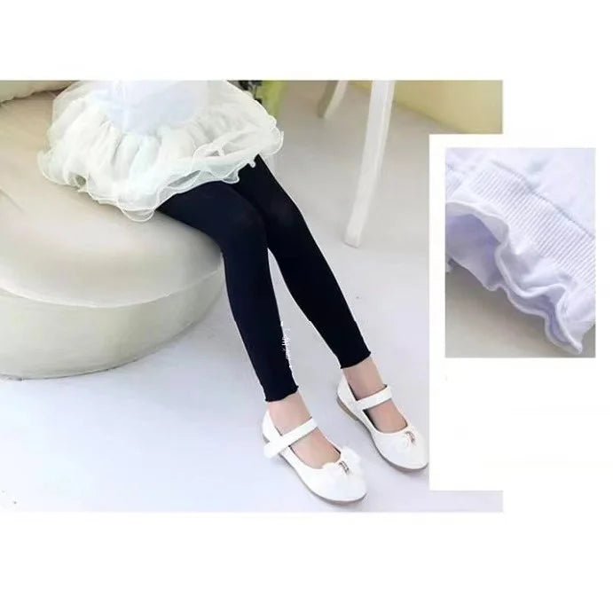 Girls Dance Socks Plain Candy Color Stockings Pantyhose Tights Leggings Velvet Cotton Dance Performance Dace Ballet Tights