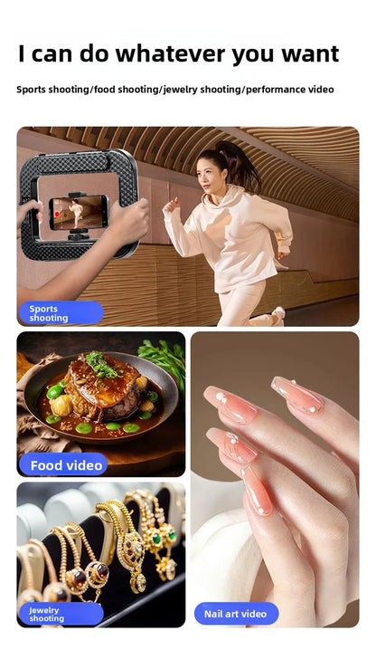 Portable Handheld Ring LED Light New Rabbit Cage Lighting Photography Lamp for Mobile Live Broadcast Selfie Light Decoration
