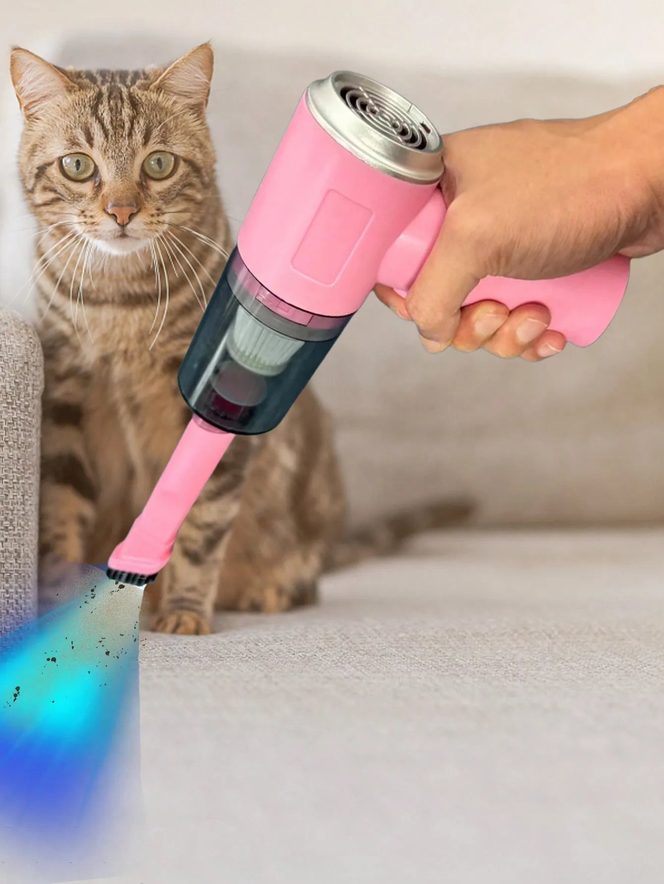 3 In 1 Integrated Suction And Blowing Vacuum Combination Vacuum Cleaner USB Charging Small Car Household Vacuum Cleaner