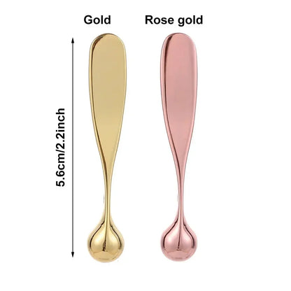 Anti Wrinkle Eye Cream Applicator Mixing Spatulas Preminum Metal Face Mask Spoon Sticks Eye Cream Massage Sticks Beauty Scoop
