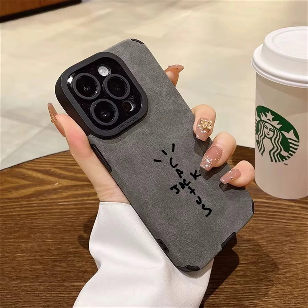 Flip leather phone case for iphone 16 15 14 plus 13 12 11 pro max 16E x xr xs cover Fashion Streetwear hop jack funda cases