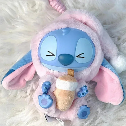NEW Stitch Eat Something Before Sleep Series Blind Box Plush Dolls Pendant Cute Doll Ornament Mystery Box Surprise Toys Gifts