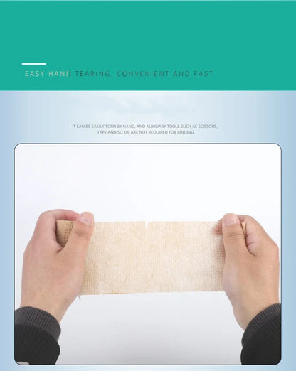 10 Rolls Athletic Wrap Tape Self Adhesive Elastic Bandage Elastoplast Sports Protector Knee Finger Shoulder Tattoo Accessories