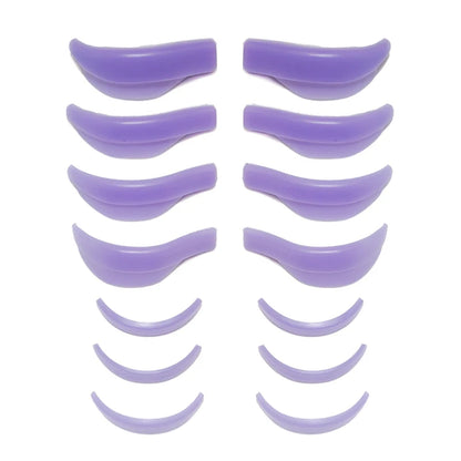 7Pair Silicone Eyelashes Curl Pads Set Y Eyelashes Brush Clean Comb Eye Lash Extension Perm Tools Eyelash Lifting Kit Accessorie