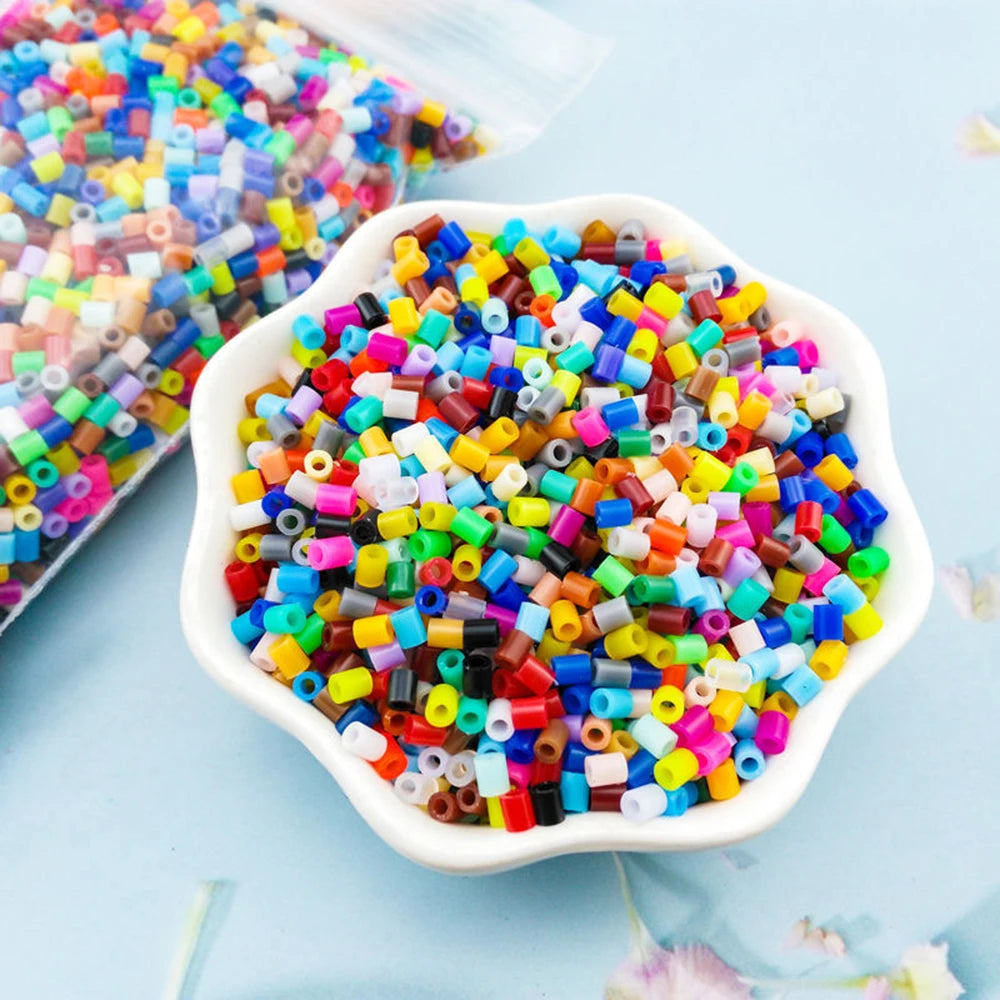 Fuse Beads 5mm 1000pcs 36 Color Pearly Iron Beads for Kids Hama Beads Diy Puzzles High Quality Children Handmade Gift Perler Toy