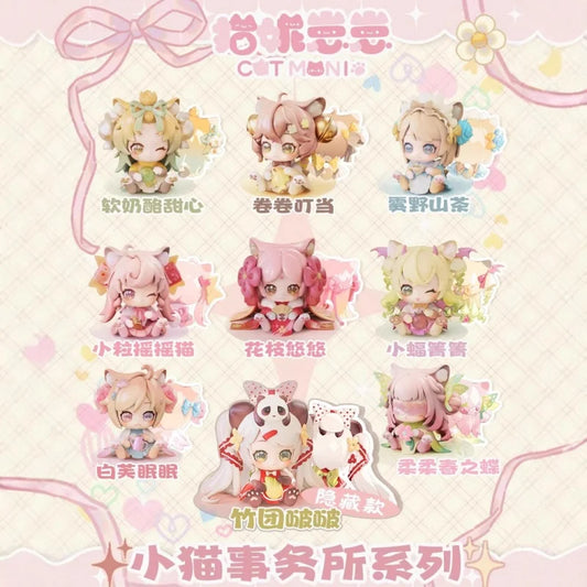 Heißes Original Moni Katzen-Kätzchen-Überraschungsbox-Tischdisplay – ein Überraschungsspielzeug für das Geburtstagsgeschenk für Mädchen – süß und kawaii