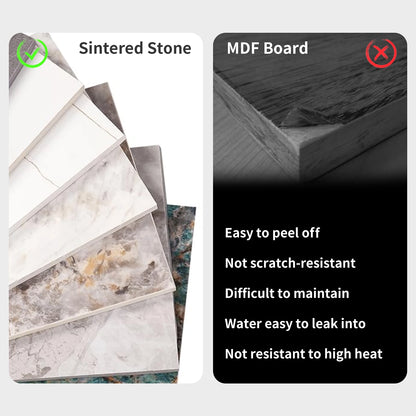 80CM Long Rectangle Marble Console Table for Living Room Entryway Accent Table Metal Frame