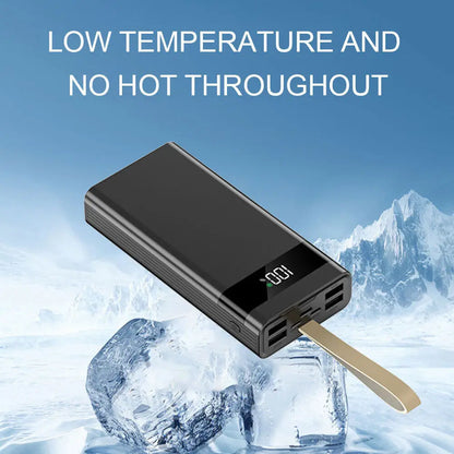 20000mAh Power Bank Portable Fast Charger 4 USB High Volume LED Battery Pack