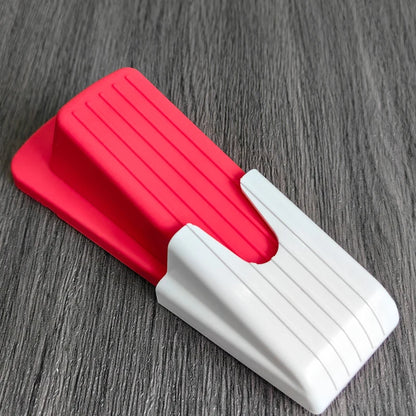 Safety Silicone Door Stop 2Pcs - Non-Slip Door Stopper Wedge for Home Office No Drill Required