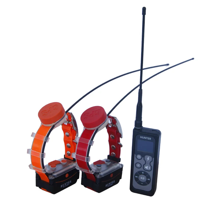 Waterproof for 2 Dog Gps tracker Collar for Hunting No Sim Card  GPS-25002-PRO
